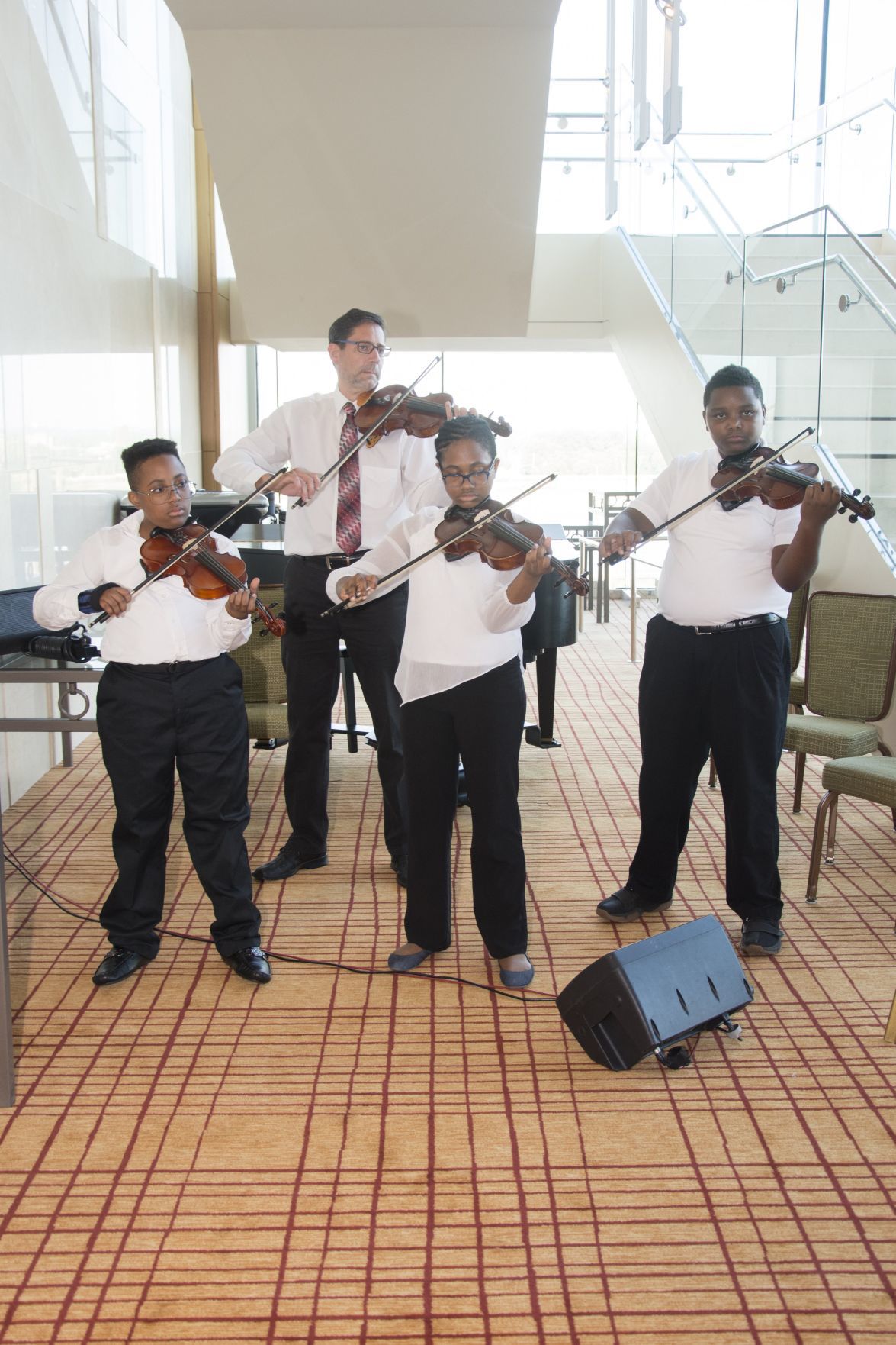 Sister Thea Bowman Catholic School violinists